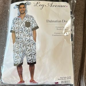 Men’s extra large, dalmatian, dog costume